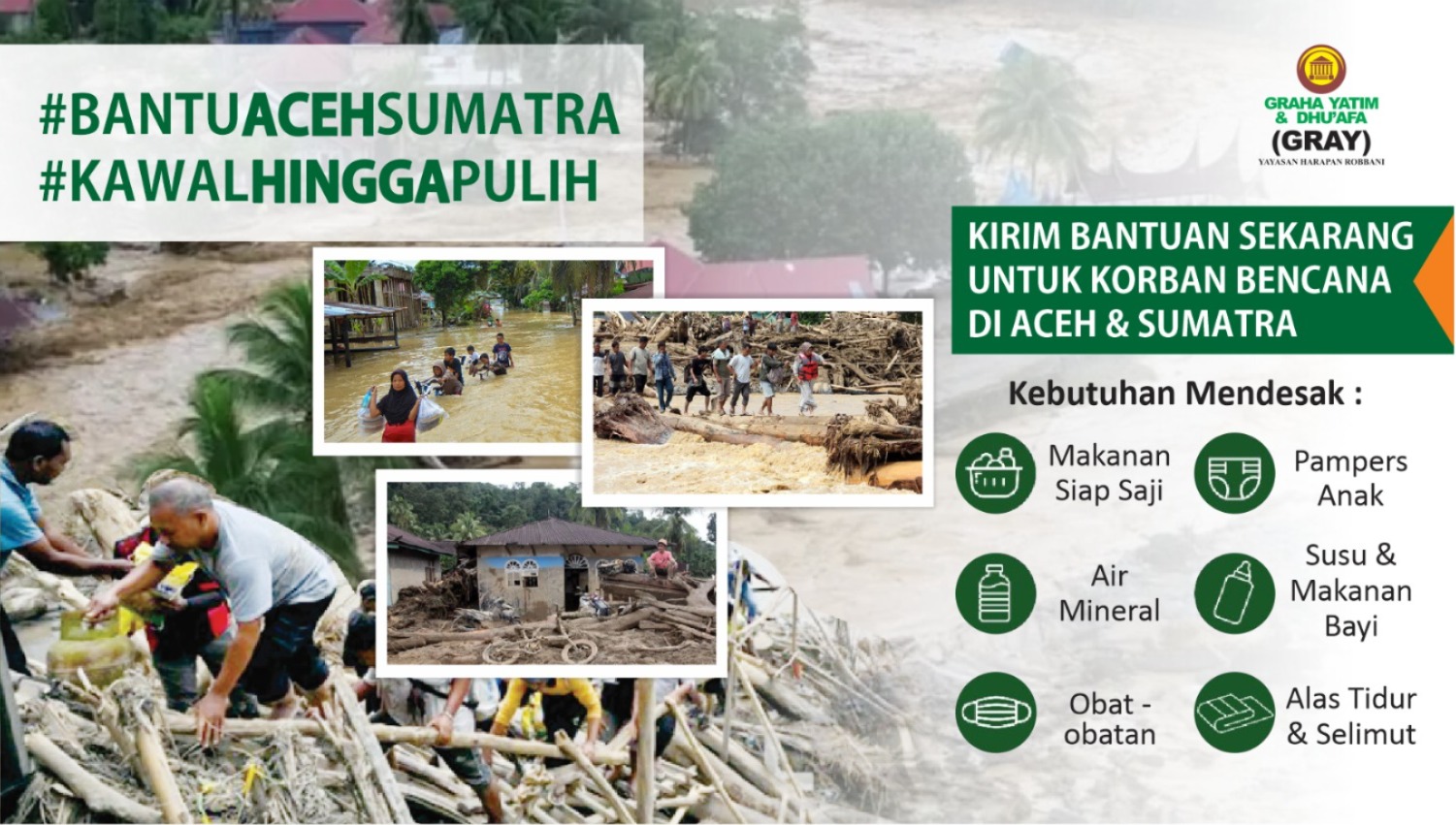 Infak Untuk Penyintas Banjir Sumatera