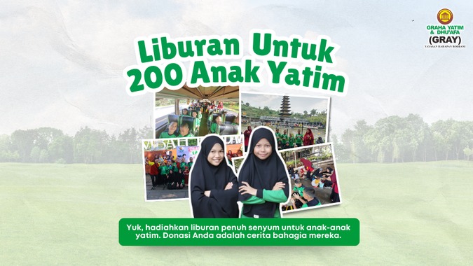 Liburan Bersama 200 Anak Yatim DanDhuafa